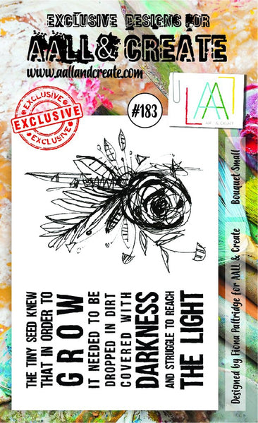 AALL & Create, Bouquet Small, A6 Clear Stamp, #183