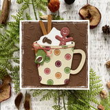 Elizabeth Craft Designs, Metal Die, Warm Winter Mug