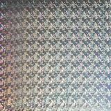Cricut, Premium Vinyl™ Holographic Crystals Sampler, Elegance – Permanent (12"x24" Silver, Gunmetal, Gold))