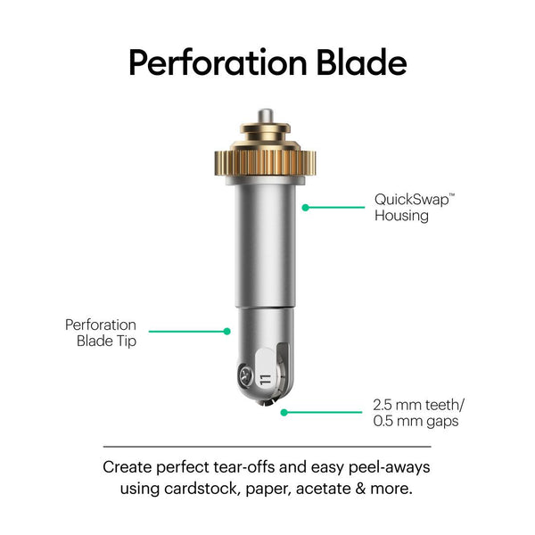 Cricut, Basic Perforation Blade + QuickSwap™ Housing, (For Cricut  Maker® machines only)