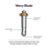 Cricut, Wavy Blade + QuickSwap™ Housing (For Cricut  Maker® machines only)