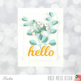 Birch Press Design, Die, Hello Topper