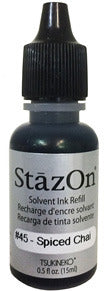 StazOn Solvent Ink Refill .5oz, Spiced Chai
