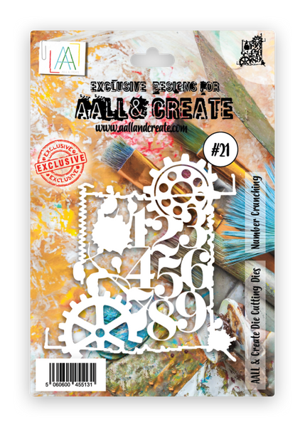 AALL & Create, Die-cutting Die Set, #21, Number Crunching