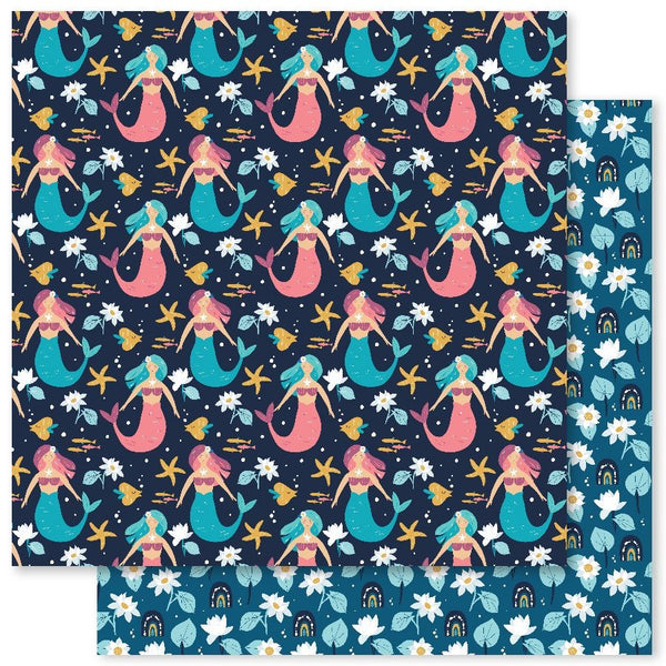Paper Rose, 12"X12" Double-Sided Patterned Paper, Underwater Adventure C