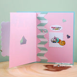 Art Impressions, Mini TryFolds Clear Stamp & Die Set, Happy Camper