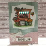 Art Impressions Mini TryFolds Stamp & Die Set, Produce Stand