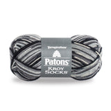Patons Kroy Socks Yarn, Slate Jacquard (75% wool, 25% nylon)