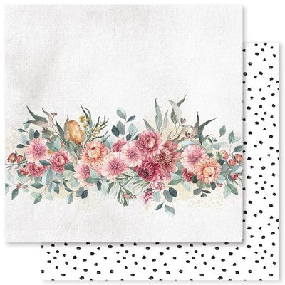 Paper Rose Double-Sided Patterened Paper, 12"x12", Native Garden A
