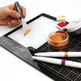 Tim Holtz Travel Glass Media Mat 10.25"X15.5" (for Left-Handed)