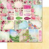 Heartfelt Creations Double-Sided Paper Pad 12"X12" 24/Pkg, Sweet Peony Collection
