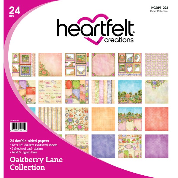 Heartfelt Creations, Oakberry Lane Paper Collection