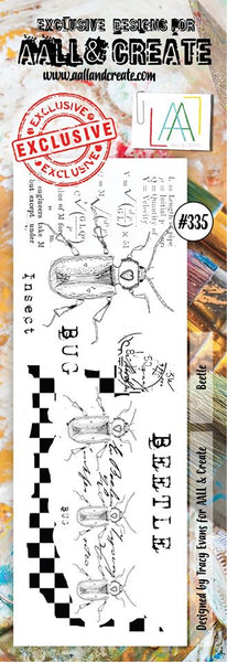 AALL & Create, Border Clear Stamp Set, Beetle #335