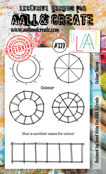 AALL & Create, Colour Theory, A6 Clear Stamp, #339