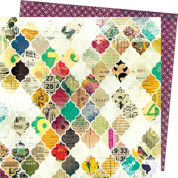 Vicki Boutin, Storyteller Double-Sided Cardstock 12"X12", Mosaic