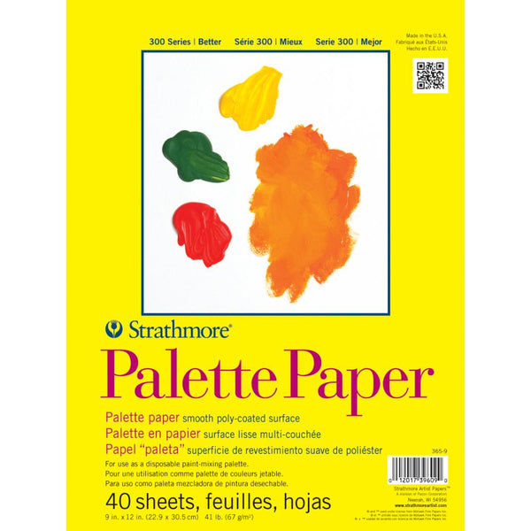 Strathmore Palette Paper Pad 9"X12", 300 Series (Better), 40 Sheets