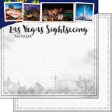 12"x12" Double-Sided Las Vegas City Sights, Cardstock
