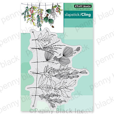 Penny Black, Cling Stamp, Nature's Pennant, 5.5"x4.3"
