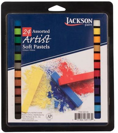 Jack Richeson & Co., Soft Pastel Set, Assorted (24pc)