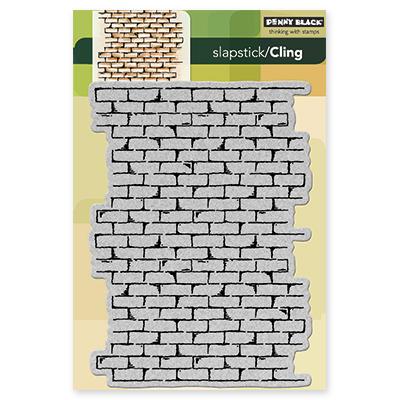 Penny Black Cling Stamps, 5" x 7.5", Brick Wall