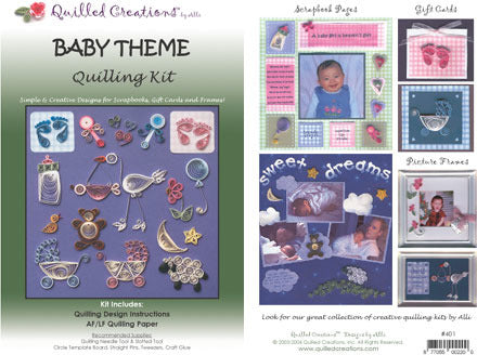 Quilled Creations Quilling Kit, Baby Theme