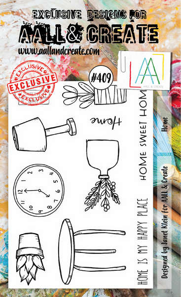 AALL & Create, Home, Clear Stamps, Designed by Janet Klein #409