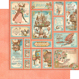 Graphic 45, Double-Sided Paper Pad 8"X8" 24/Pkg, Imagine