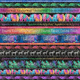 Graphic 45, 12X12 Kaleidoscope Patterned Paper, Rainbow of Color