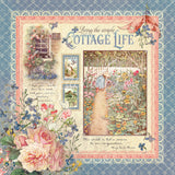Graphic 45, Cottage Life Double-Sided Cardstock 12"X12", Cottage Life