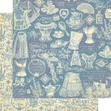 Graphic 45, Cottage Life Double-Sided Cardstock 12"X12", Dare to Dream