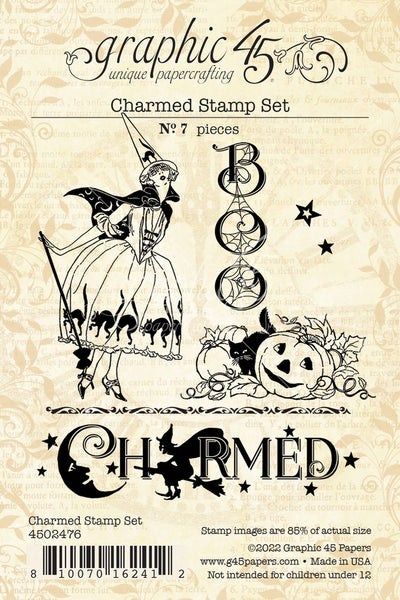 Graphic 45, Charmed, Stamp Set