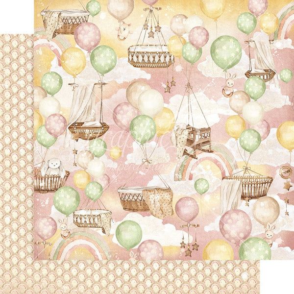 Graphic 45, Little One Double-Sided Cardstock 12"X12", Lullaby Land