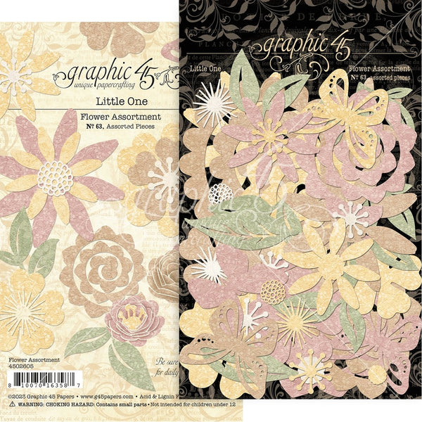 Graphic 45 Staples Flower Assortment, Little One (4502605)