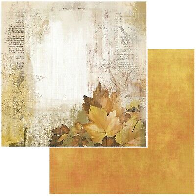 49 And Market, Vintage Artistry In The Leaves Dbl-Sided Cardstock 12"X12",  Autumnal