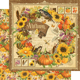 Graphic 45, Seasons Paper Pad, 8x8-inch or 12x12-inch - Scrapbooking Fairies