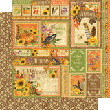 Graphic 45, Seasons Paper Pad, 8x8-inch or 12x12-inch - Scrapbooking Fairies