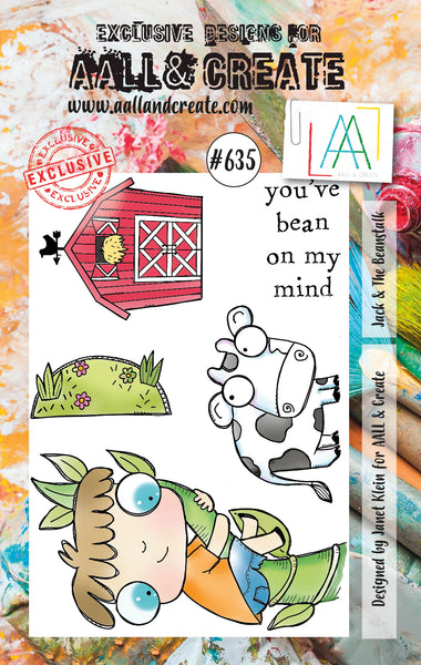 AALL & Create, A7 Clear Stamp by Janet Klein, Jack & The Beanstalk, #635