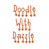 Sizzix Sizzlits Alphabet Set 9 Dies - Doodle with Dazzle