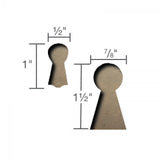 Sizzix Movers & Shapers Magnetic Dies By Tim Holtz 2/Pkg, Keyholes