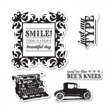 Sizzix Framelits Die Set 5PK w/Stamps - Times & Seasons