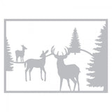Sizzix - Rachael Bright, Thinlits Die - Winter Deer (Retired)