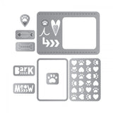 Sizzix - Rachael Bright, Thinlits Dies 10/Pkg, Pets