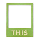 Sizzix Thinlits Die By Jillibean Soup, This Photo Frame - Scrapbooking Fairies