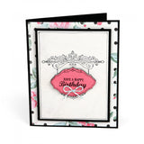 Sizzix Interchangeable Clear Stamps By Jen Long,  Hanging Sign W/Phrases