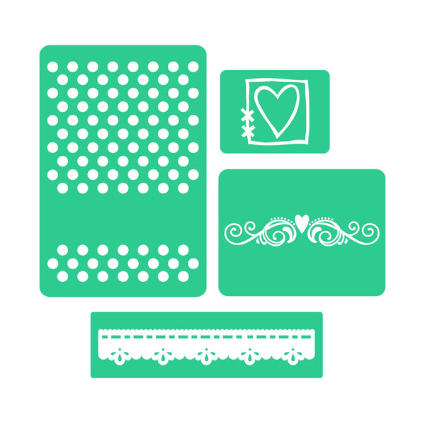 Sizzix Texture Boutique Embossing Machine Starter Kit (White & Gray) Scrapbooking Fairies