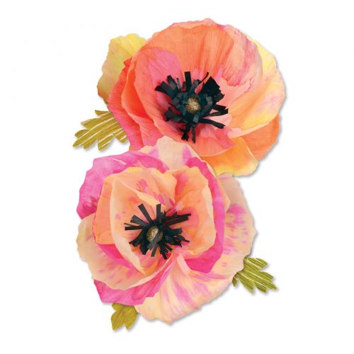 Sizzix Thinlits Dies By Brenda Walton, Large Poppy