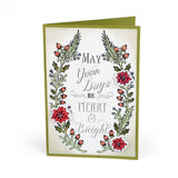 Sizzix, Jen Long,  Clear Stamps - Seasonal Sentiments - Scrapbooking Fairies