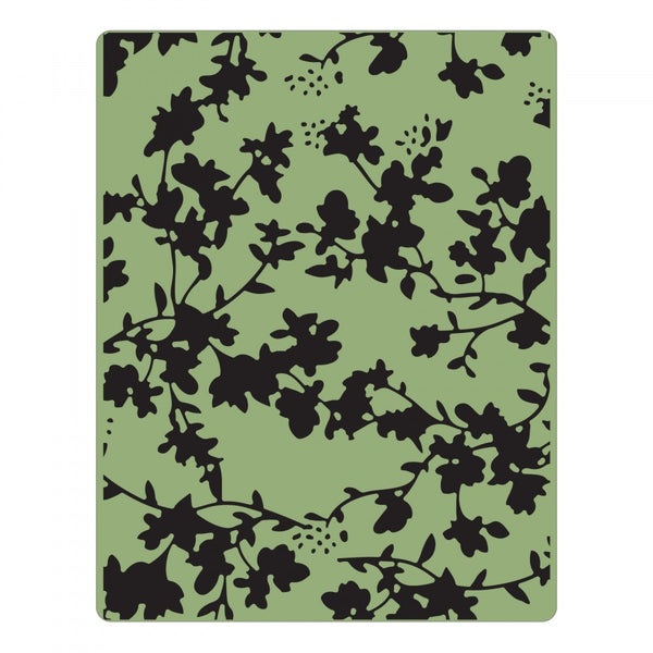 Sizzix, Texture Fades Embossing Folder by Tim Holtz, Floral (Retired)