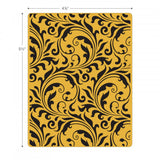 Sizzix, A2 Texture Fades Embossing Folder by Tim Holtz, Flourish (661822)