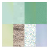 Sizzix Paper - 6" x 12" Cardstock Pad by Lynda Kanase, Succulent Serenity, 48 Sheets